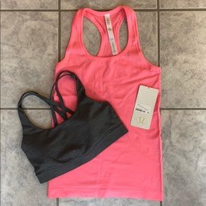 lululemon Energy Bra and Swiftly Racerback Tank